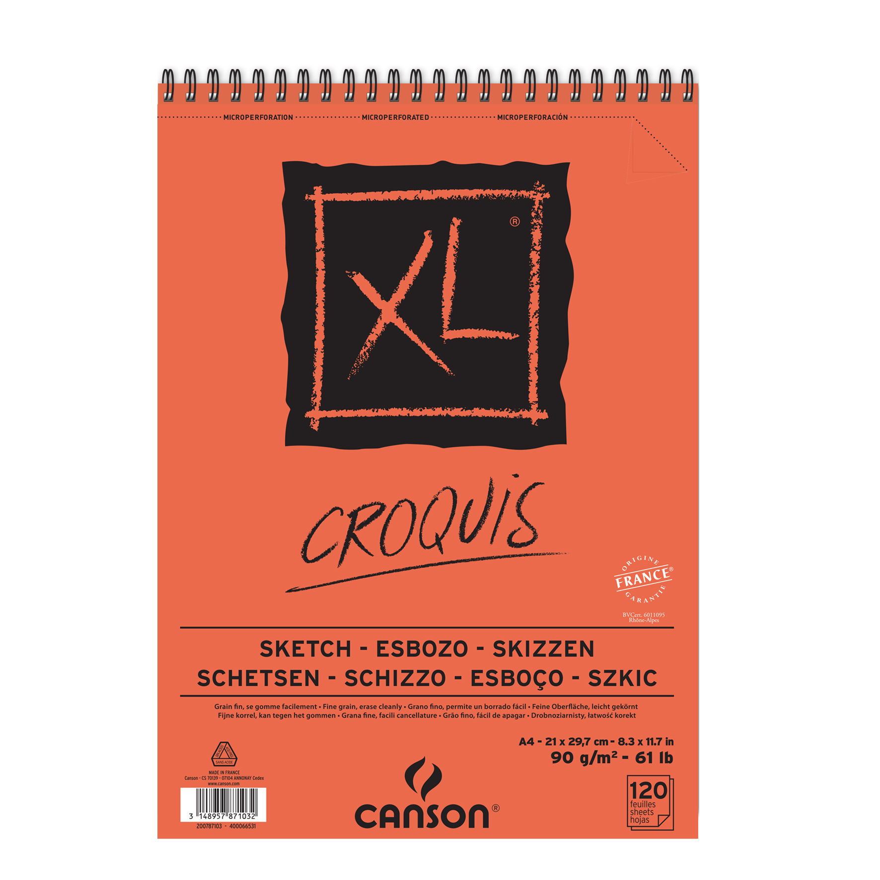 Al Spirale 120fl Xl A4 90g Croquis
