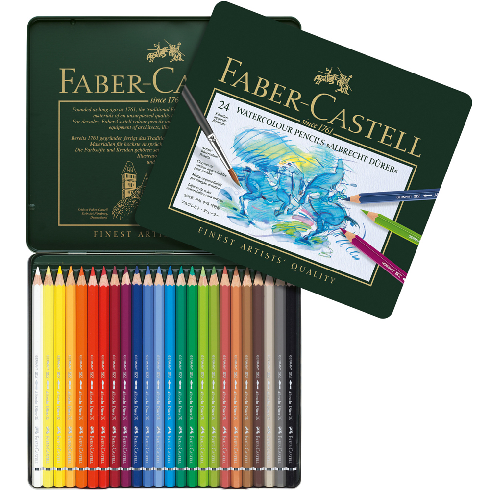 114236 Watercolour Pencil Art Grip Aquarelle Tin Of 36