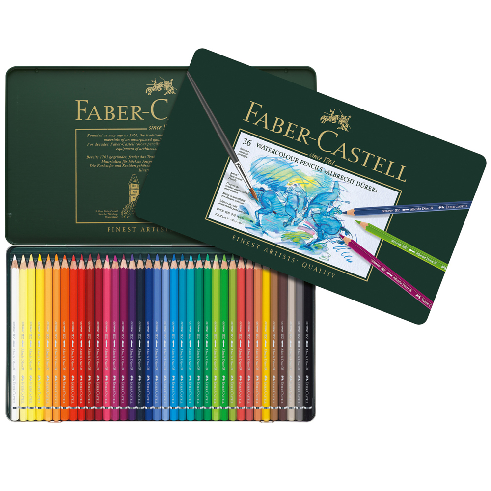 114236 Watercolour Pencil Art Grip Aquarelle Tin Of 36