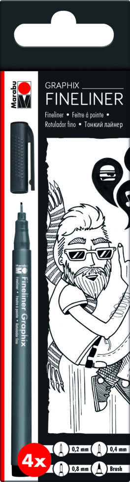 Marabu Fineliner 4er Skyline 2019 V1.indd