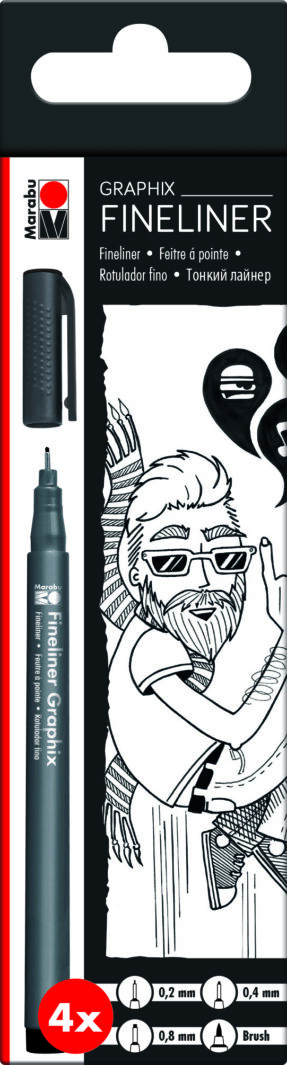 Marabu Fineliner 4er Skyline 2019 V1.indd
