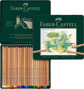 Colour Pencil Pitt Pastel Tin Of 24