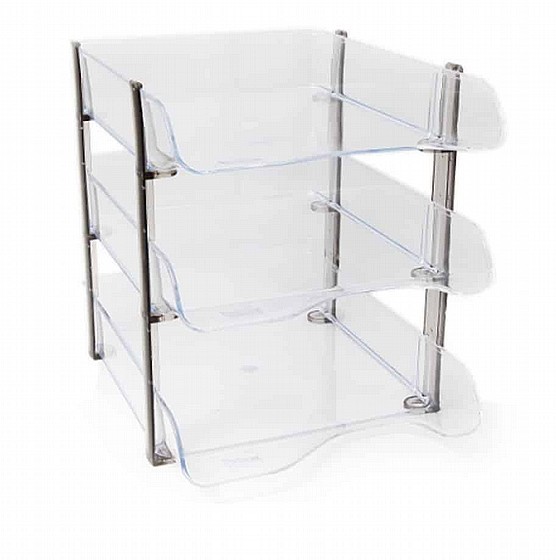 סט 3 מגשי פלסטיק